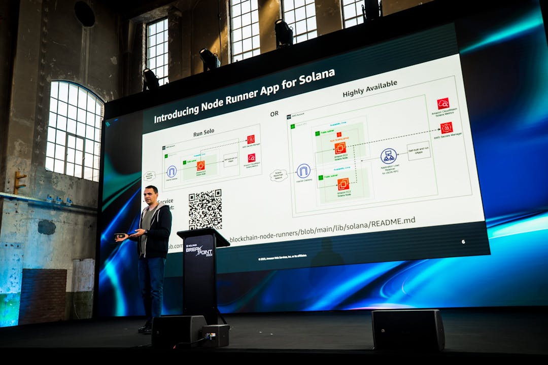 Solana blockchain node development blueprints available on AWS 