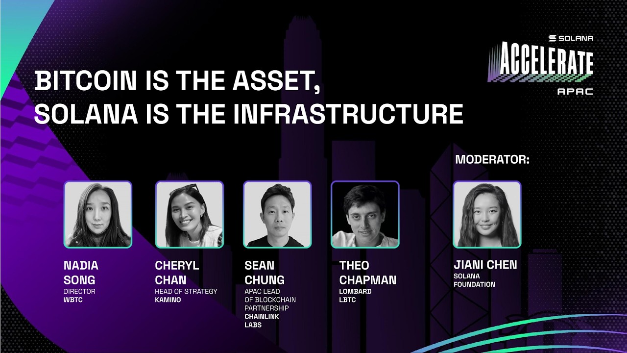 Bitcoin Is the Asset, Solana is the Infrastructure